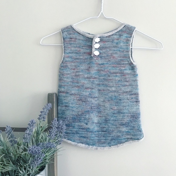 Handknit Merino Wool Tunic (1-3yrs) - Picture 2 of 4